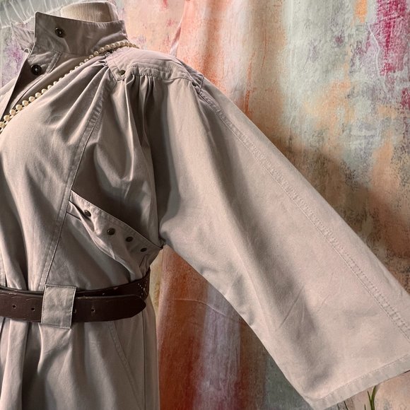 VTG 📌80s Button Down Dress with 3/4 Sleeves and Pockets - Picture 11 of 16